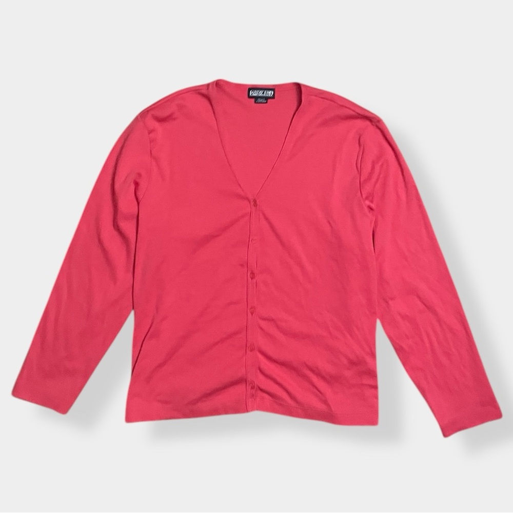 Land’s End Petite Pink Cardigan